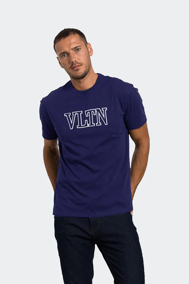 Cotton T-Shirt - Navy Blue
